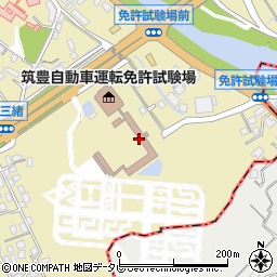 福岡県警察　筑豊自動車運転免許試験場・テレホンサービス周辺の地図