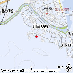 徳島県海部郡海陽町浅川川ヨリ西166周辺の地図