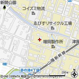 近鉄エクスプレス　福岡輸出ターミナル周辺の地図