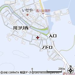 徳島県海部郡海陽町浅川川ヨリ西96周辺の地図