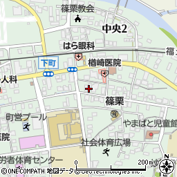 エミリア篠栗駅前周辺の地図