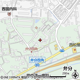 福岡県飯塚市弁分192周辺の地図