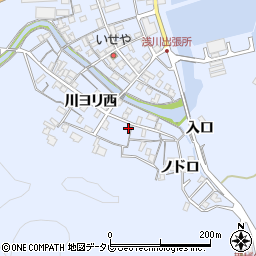 徳島県海部郡海陽町浅川川ヨリ西101周辺の地図