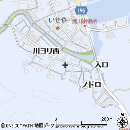 徳島県海部郡海陽町浅川川ヨリ西101周辺の地図