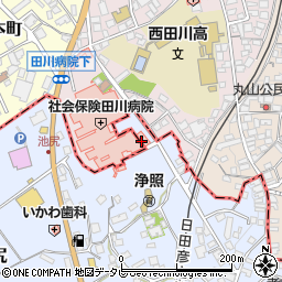 社会保険田川病院訪問看護ステーション周辺の地図