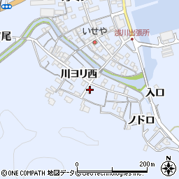 徳島県海部郡海陽町浅川川ヨリ西104周辺の地図