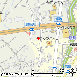 福岡県飯塚市堀池264周辺の地図