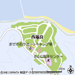 徳島県海部郡海陽町浅川西福良周辺の地図