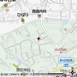 福岡県飯塚市弁分233周辺の地図