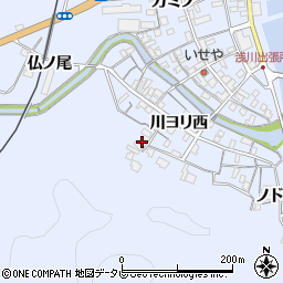徳島県海部郡海陽町浅川川ヨリ西133-1周辺の地図