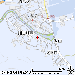 徳島県海部郡海陽町浅川川ヨリ西74周辺の地図