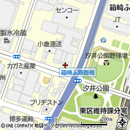 セブンイレブン福岡箱崎ふ頭入口店周辺の地図