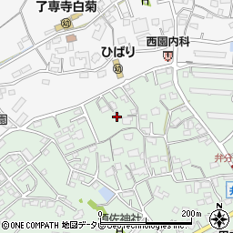 福岡県飯塚市弁分238周辺の地図