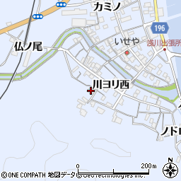 徳島県海部郡海陽町浅川川ヨリ西133-4周辺の地図