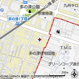 福岡県福岡市東区多の津5丁目32周辺の地図