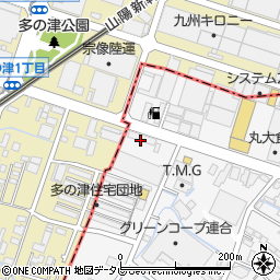 株式会社くろき　福岡営業所周辺の地図