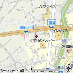 福岡県飯塚市堀池262周辺の地図