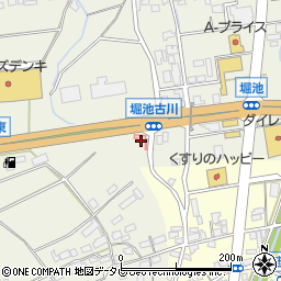 福岡県飯塚市堀池447周辺の地図