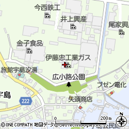 伊藤忠工業ガス株式会社周辺の地図