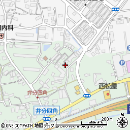 福岡県飯塚市弁分179-70周辺の地図