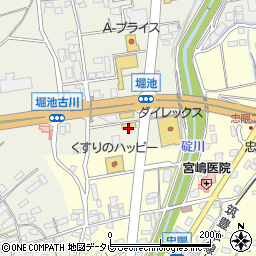 福岡県飯塚市堀池260周辺の地図