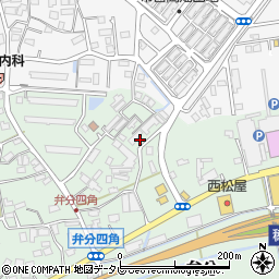 福岡県飯塚市弁分179-50周辺の地図