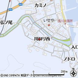 徳島県海部郡海陽町浅川川ヨリ西126周辺の地図