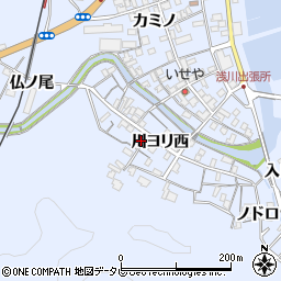 徳島県海部郡海陽町浅川川ヨリ西136周辺の地図