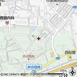 福岡県飯塚市弁分179-3周辺の地図