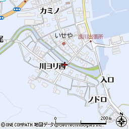 徳島県海部郡海陽町浅川川ヨリ西63周辺の地図