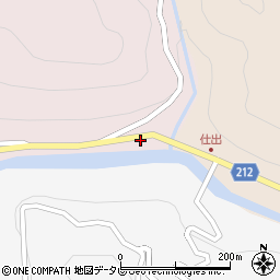 愛媛県上浮穴郡久万高原町上黒岩3449周辺の地図