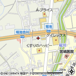 福岡県飯塚市堀池254周辺の地図