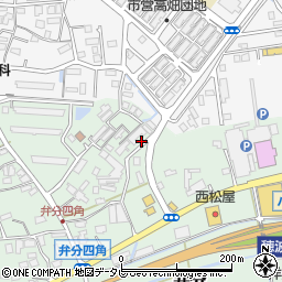 福岡県飯塚市弁分179-74周辺の地図