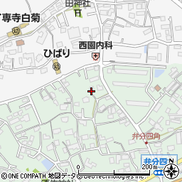 福岡県飯塚市弁分222周辺の地図
