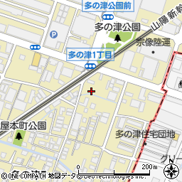 福岡県福岡市東区多の津5丁目1268周辺の地図