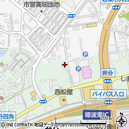 福岡県飯塚市弁分170周辺の地図