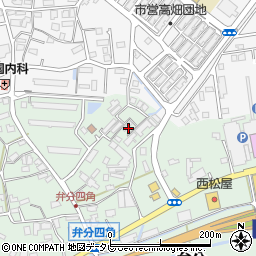 福岡県飯塚市弁分179-38周辺の地図