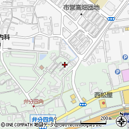 福岡県飯塚市弁分179-83周辺の地図