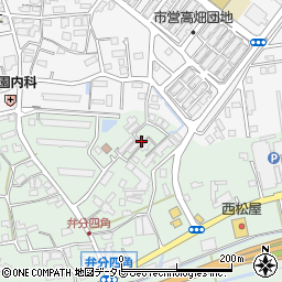 福岡県飯塚市弁分179-88周辺の地図