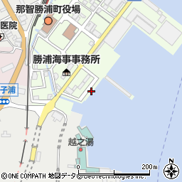 和歌山県東牟婁郡那智勝浦町築地8丁目6周辺の地図