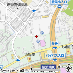 福岡県飯塚市弁分38周辺の地図
