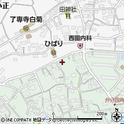 福岡県飯塚市弁分225周辺の地図