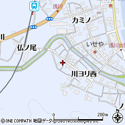 徳島県海部郡海陽町浅川川ヨリ西151周辺の地図