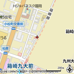 福岡県福岡市東区箱崎周辺の地図