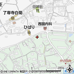 福岡県飯塚市弁分224周辺の地図