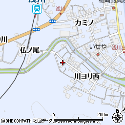徳島県海部郡海陽町浅川川ヨリ西153周辺の地図