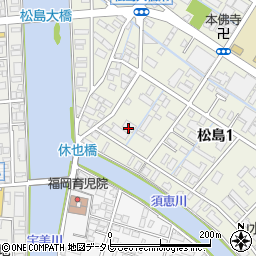 ソーキ　九州営業所周辺の地図