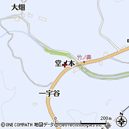 徳島県海陽町（海部郡）浅川（堂ノ本）周辺の地図