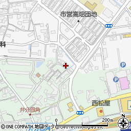 福岡県飯塚市弁分179-102周辺の地図