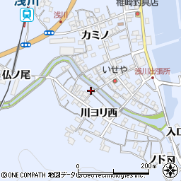 徳島県海部郡海陽町浅川川ヨリ西35周辺の地図